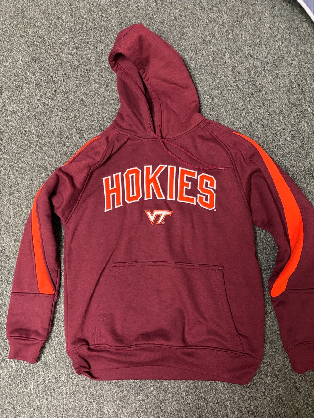 Hokies Maroon & Orange Pullover Hoodie